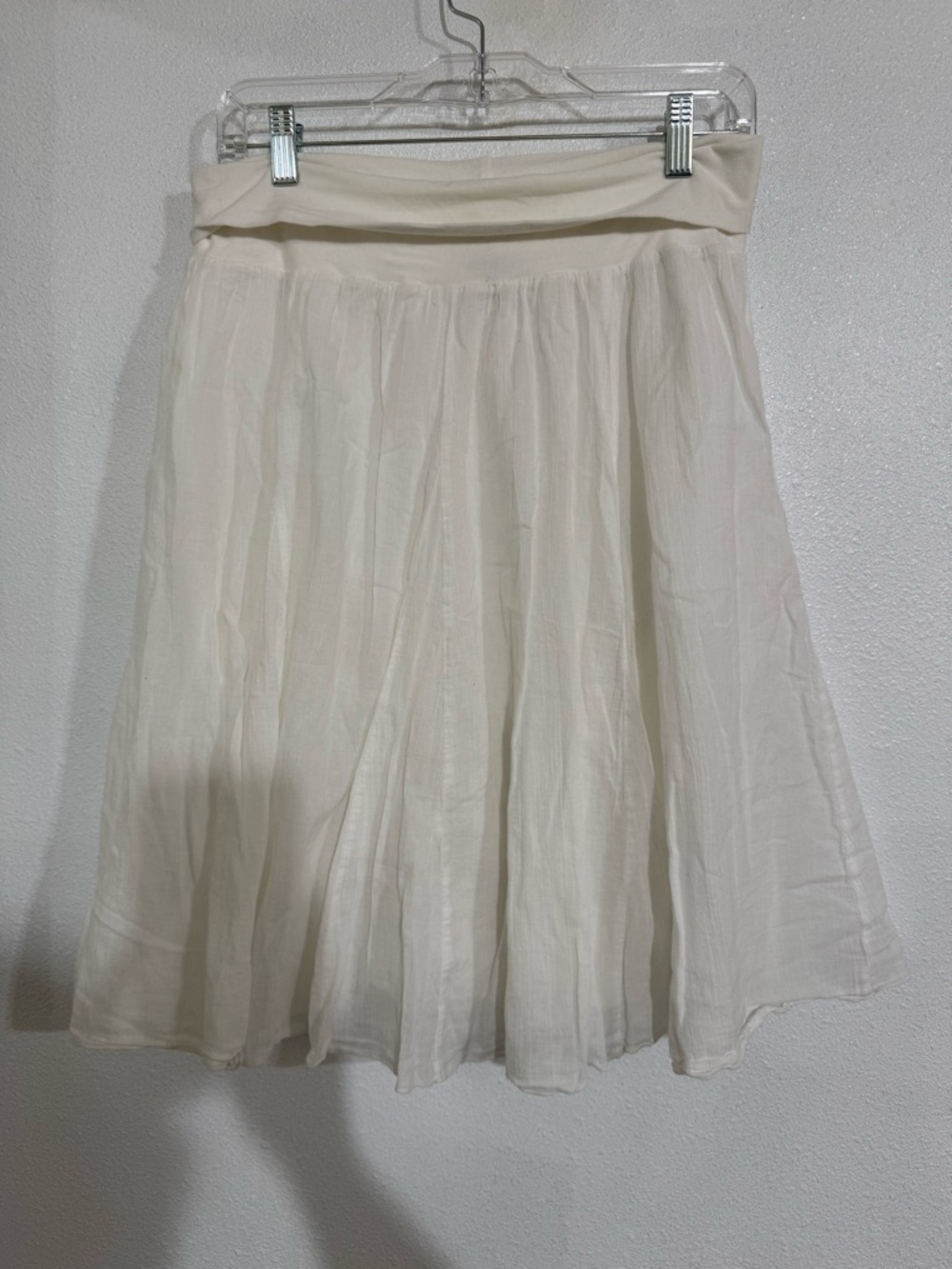 J.CREW Classic Cream A-Line 100% Women's Skirt M